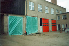 Bau Gerätehaus Weißig Südstraße 1995