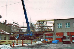 Bau Erweiterung Gerätehaus Weißig 2005